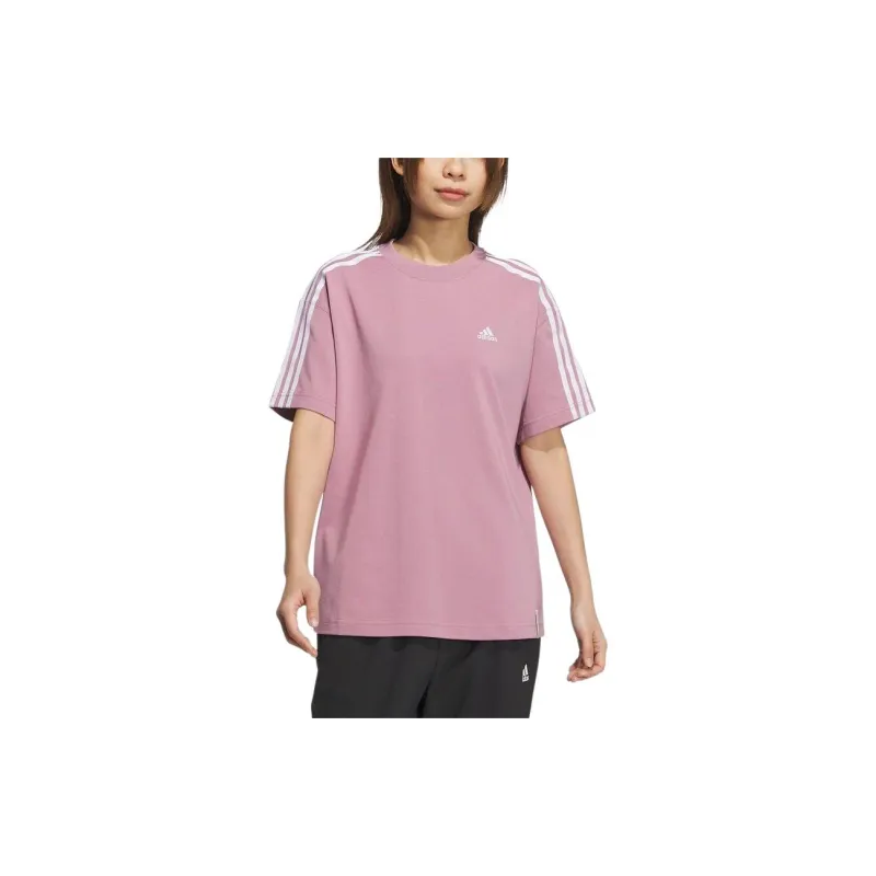 Adidas T Shirt Women's Purple Pink-1