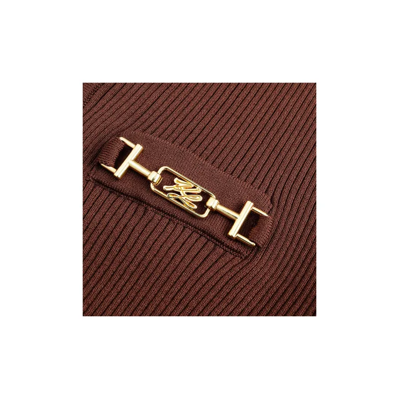 KARL LAGERFELD FW24 Knitwear Women's Coffee-8