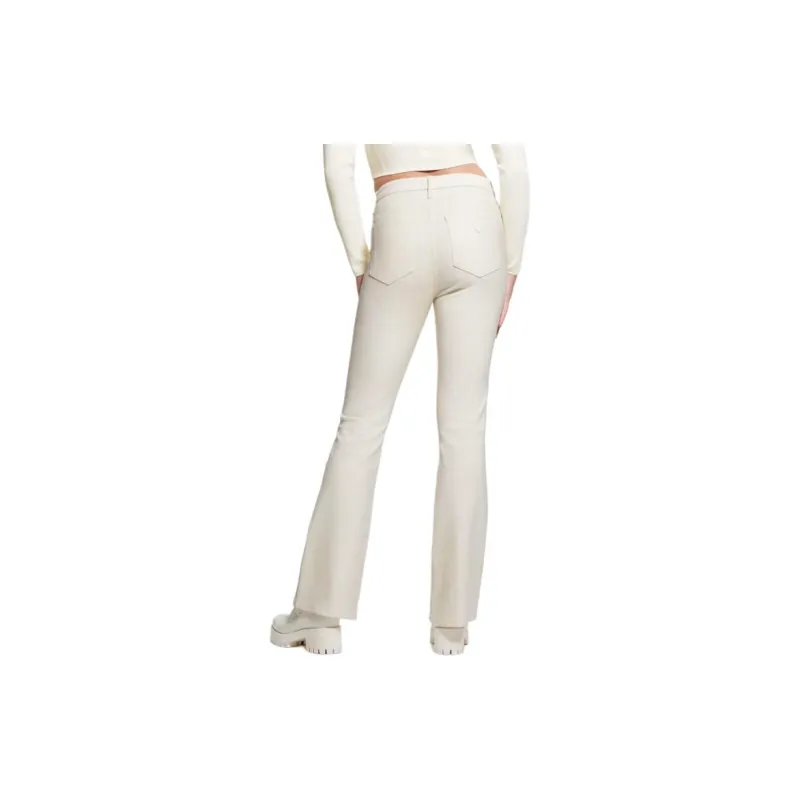 GUESS Sexy Flare Jeans Jeans Women's White-3