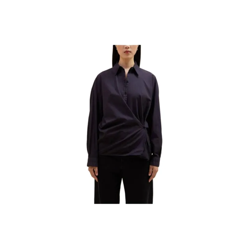 Lemaire Twist-Detailed Button-Up Shirt-4