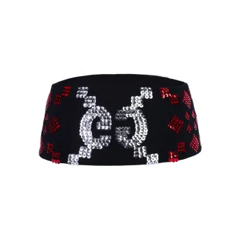 GUCCI Polyester Hair Clips Women's Black