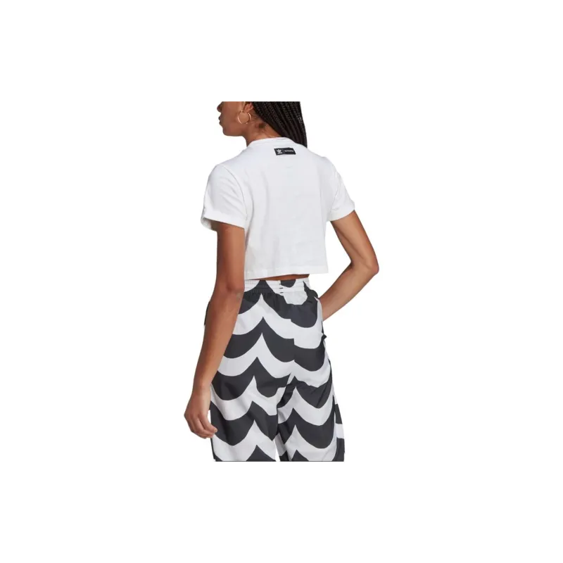 Adidas Originals Crop Tops Women's White-2