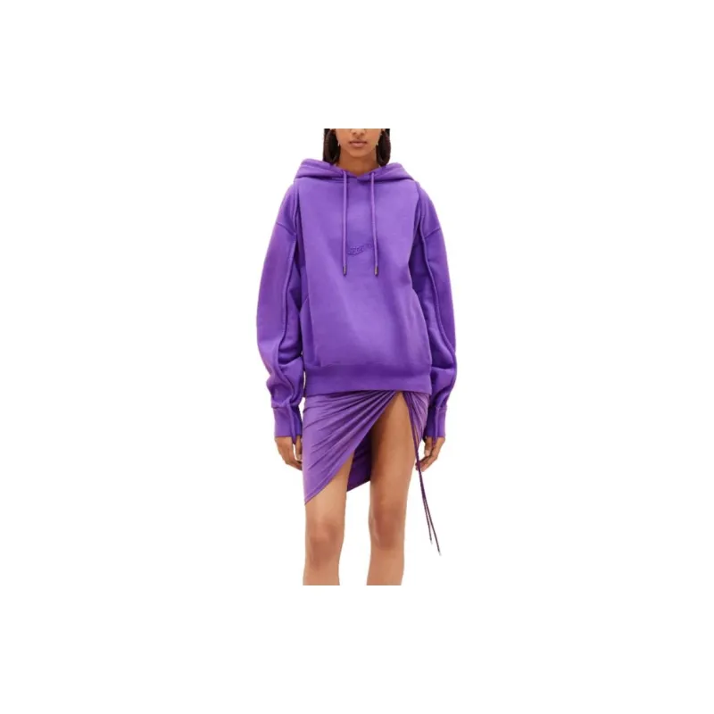 Jacquemus Le Sweatshirt Camargue Hoodie Dark Brown-15