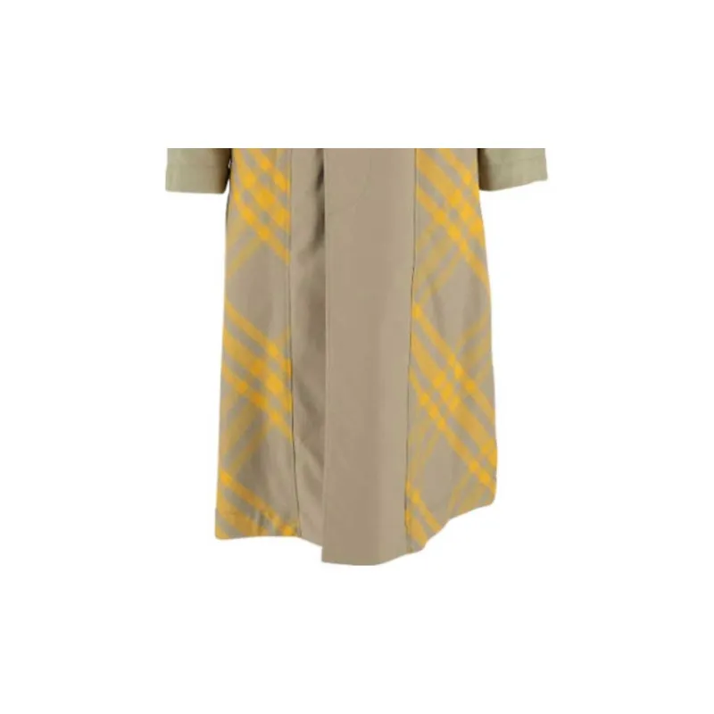 Burberry Checked Belted Waist Reversible Trench Coat-5