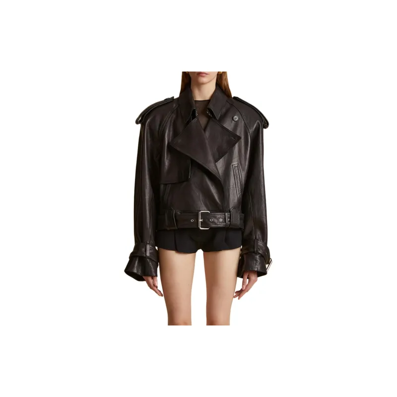 KHAITE The Hammond Cropped Jacket-2
