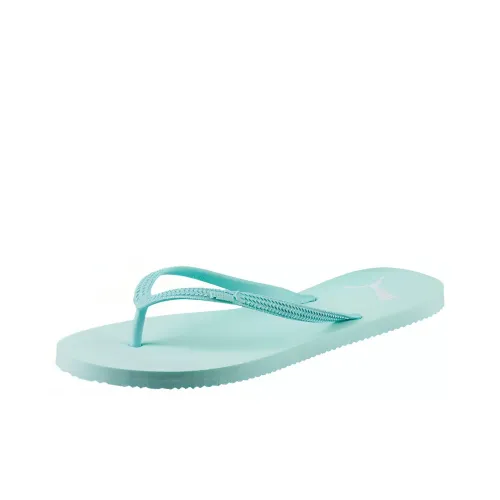 PUMA Epic Flip Rubber Sole Slip-Resistant Abrasion-Resistant Slide Slippers Women's Mint Green