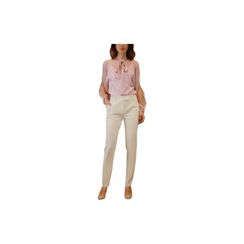 MaxMara High Waist Straight Leg Pants-2
