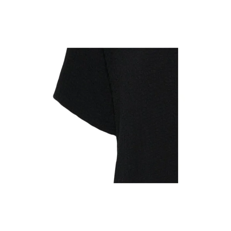 BIMBA Y LOLA Frayed Seersucker Blouse-3