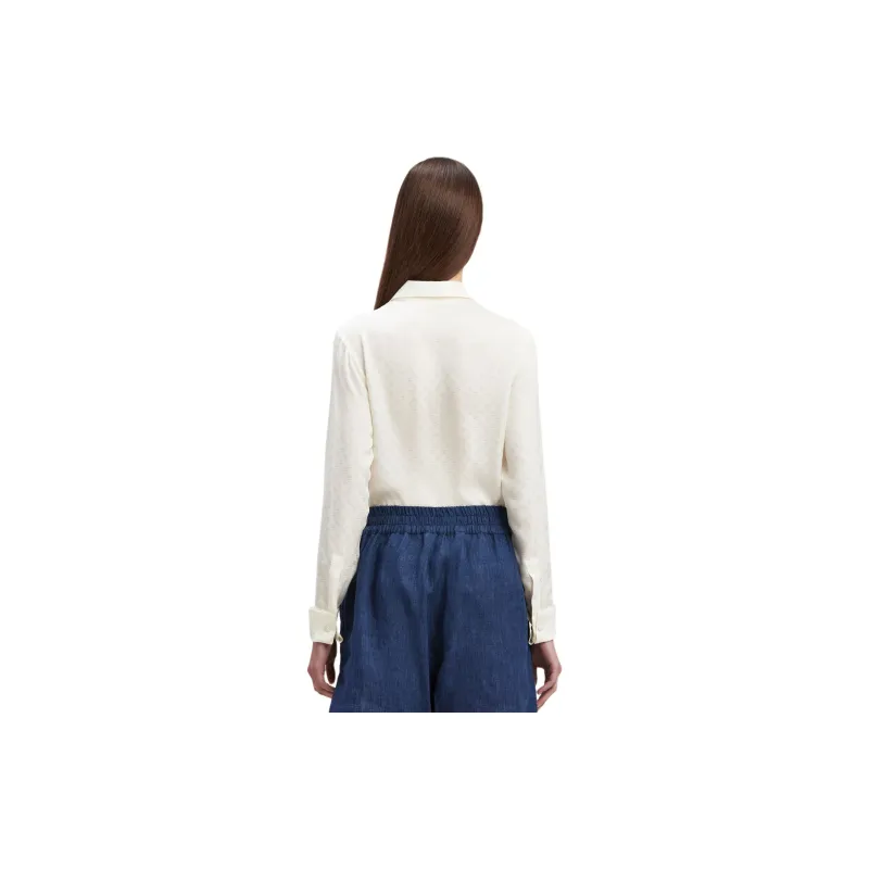 PALM ANGELS Monogram-Jacquard Buttoned Shirt-2