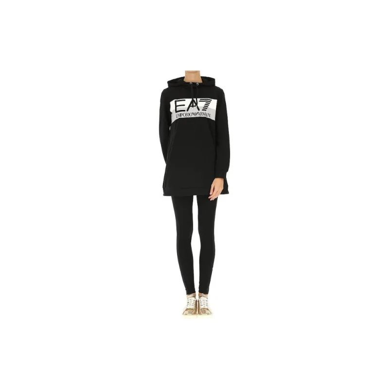 EMPORIO ARMANI EA7 Sweatshirt Set Women's Black-3