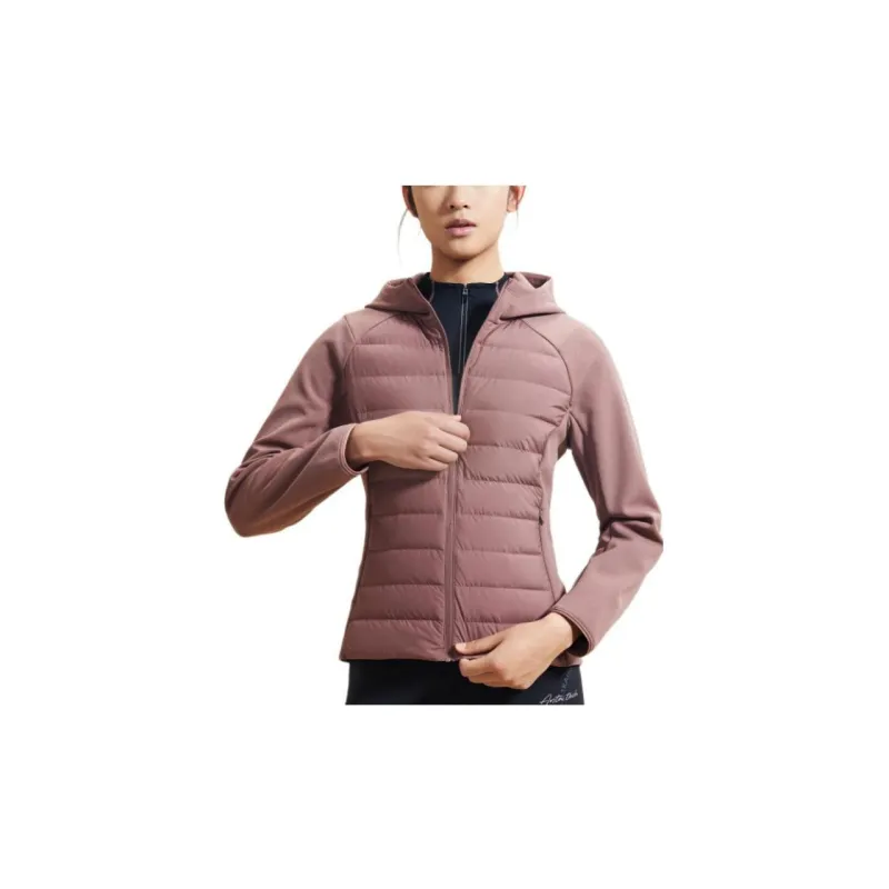 ANTA Running Collection Down Jackets Women's Dusty Purple Gray-2