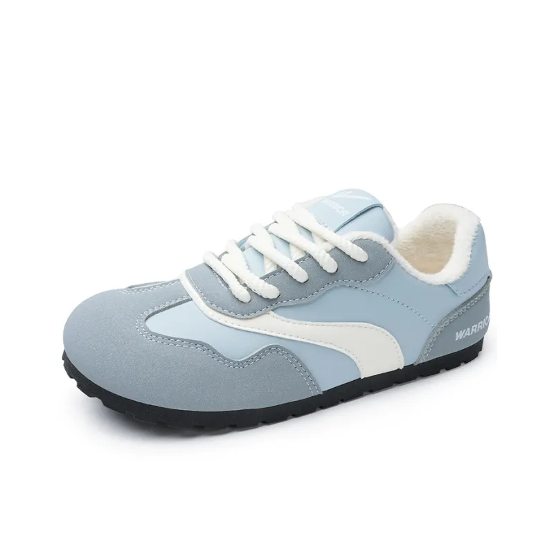 Warrior Warrior Fleece Lined Thin Fleece German Army Trainers Lightweight Low Top Casual Shoes Women's Blue 1.0-1