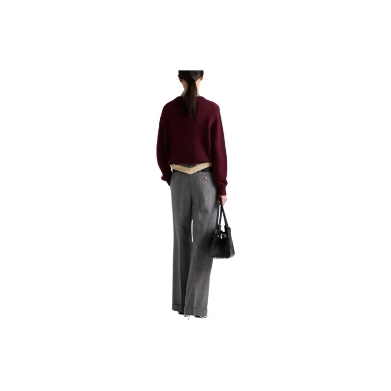 PRADA Crew neck Cashmere wool Jumper-2