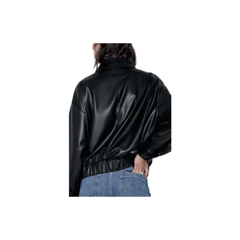 ZARA Jackets Women's Black-3