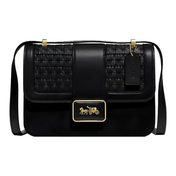 COACH Alie Cow Leather Portable Crossbody Bag Shoulder Bag Women's Black