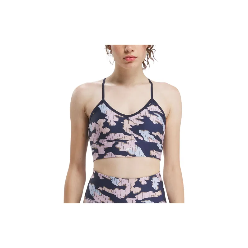 Reebok ID Train Camo Bra Sports Underwear Women's Marine-2