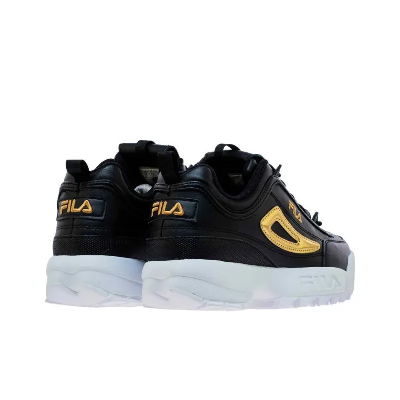 FILA KIDS Disruptor Anti Slip Wear Resistant Kids Lifestyle Shoes Black Teenagers-2