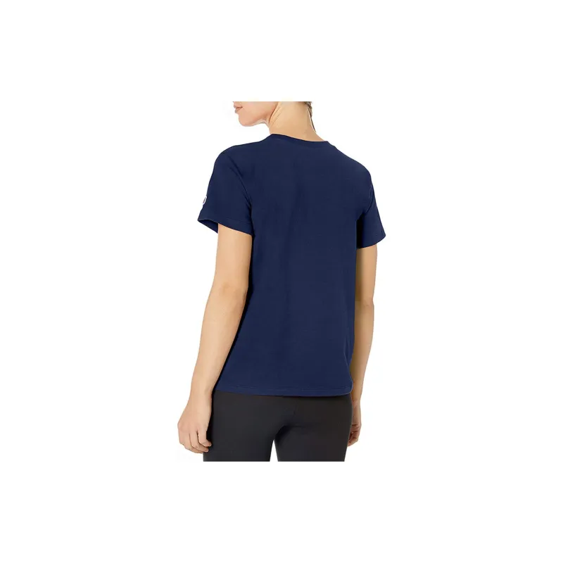 Champion T-Shirt US Version Women's Navy Blue-3