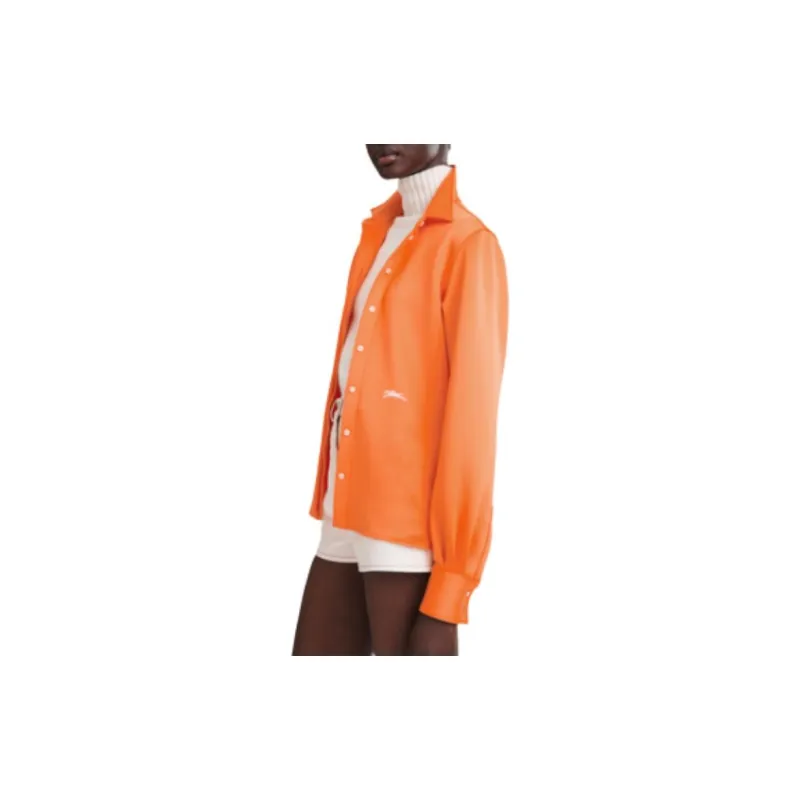 LONGCHAMP Jackets Coats Women's Orange-3