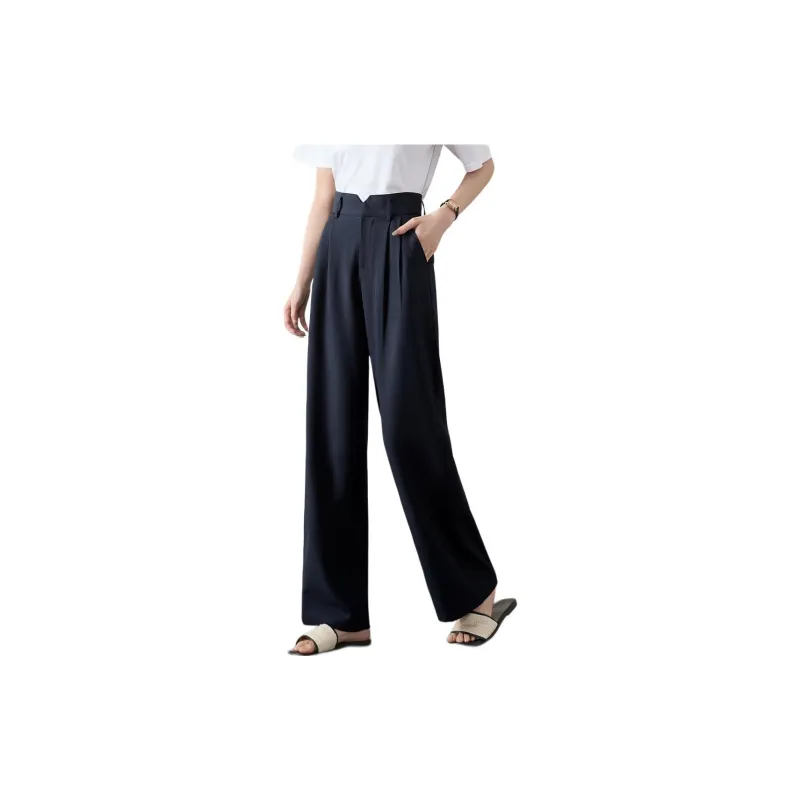 Mo Han Yi Mei Suit Trouser Women's Navy Blue-4