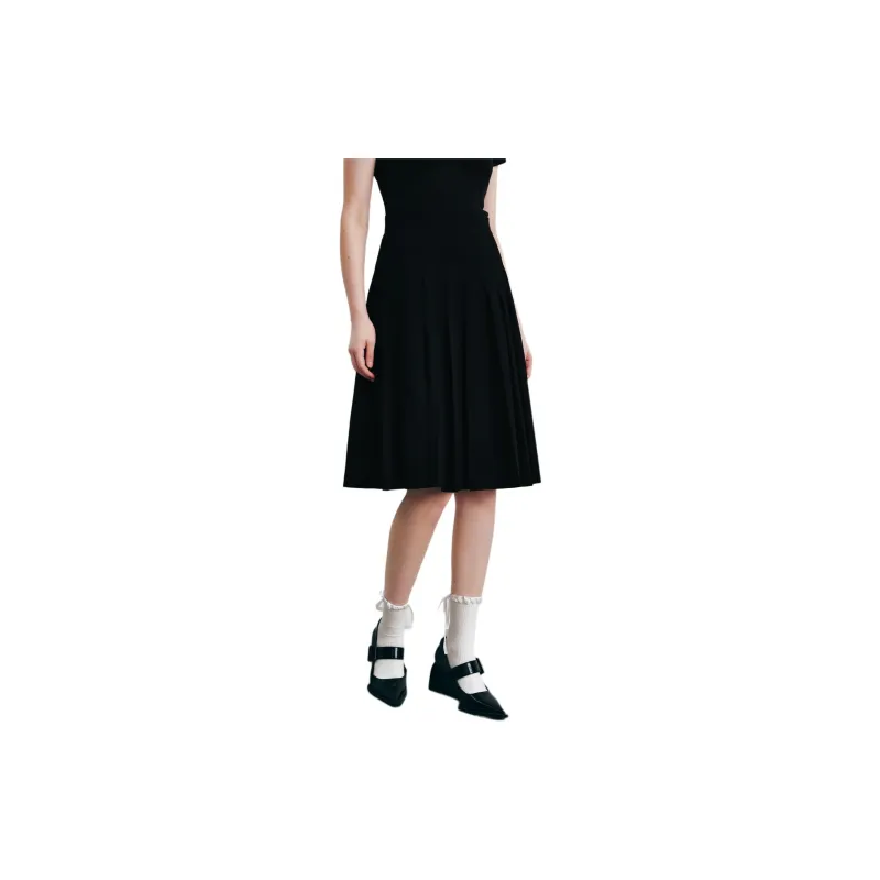 URBAN REVIVO Casual Long Skirt Women's-4
