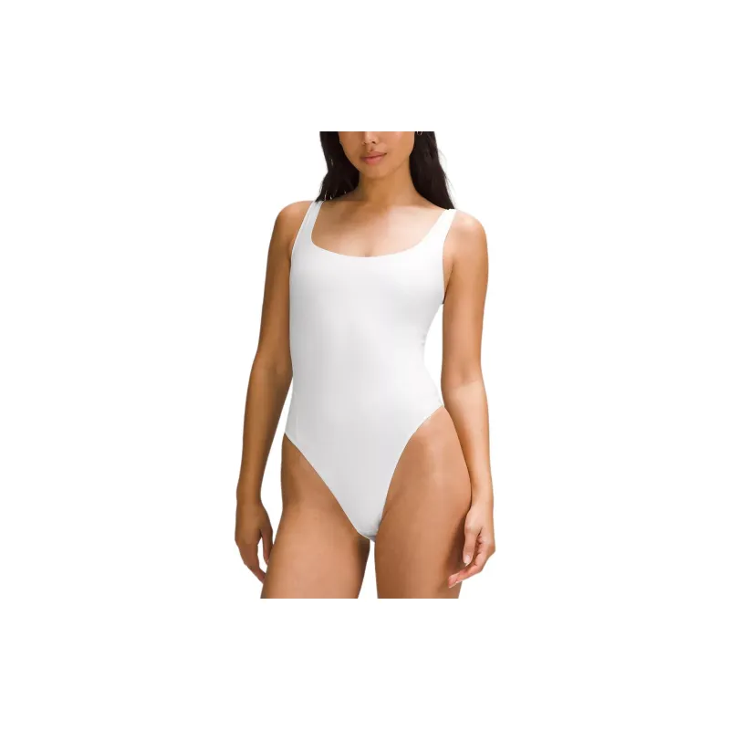 Lululemon Wundermost Ultra Soft Nulu Square Neck Sleeveless Bodysuit Bodysuits Women's-8