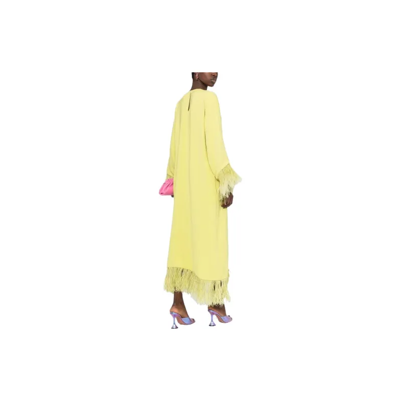 Valentino Long-Sleeved Dresses Women's Yellow-2