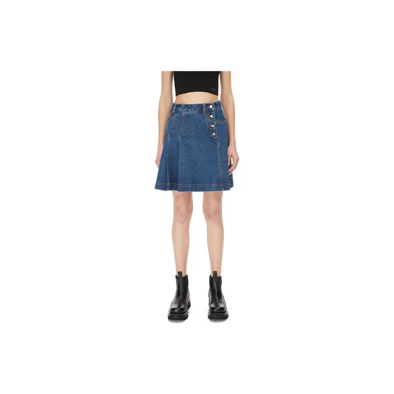 IMMI Denim Short Skirts Women's-7