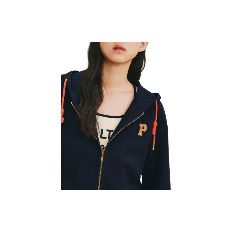 PSALTER Cropped Coats Women's Dark Blue-2