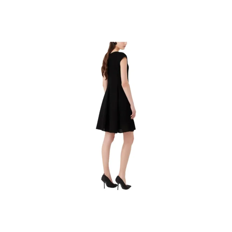 EMPORIO ARMANI SS23 Sleeveless Dress Women's Black-2