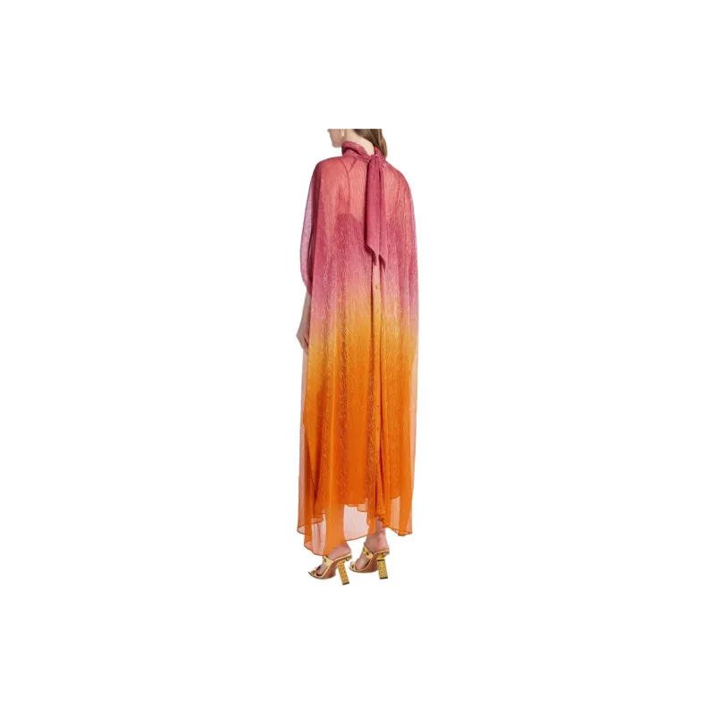 Talbot Runhof Gradient effect Kaftan Dress-2