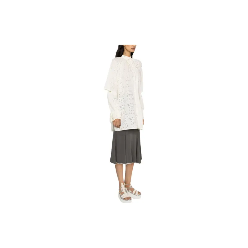 Henrik Vibskov Void Filler Broderie anglaise Shirt-3
