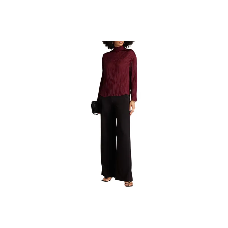 VINCE Shirts Women's Burgundy-2
