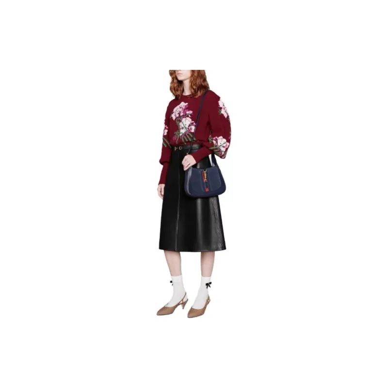 GUCCI FW23 Sweater Women's Dark Red-2