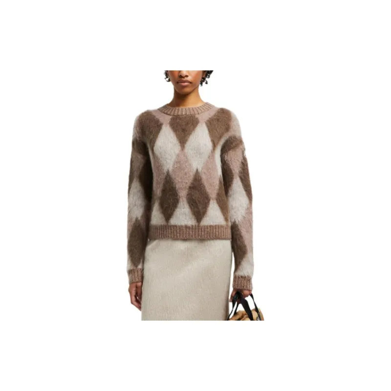 Moncler Sweater Women's Beige/Brown-1