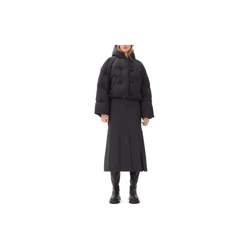 GANNI Short Tech Puffer Jacket-1