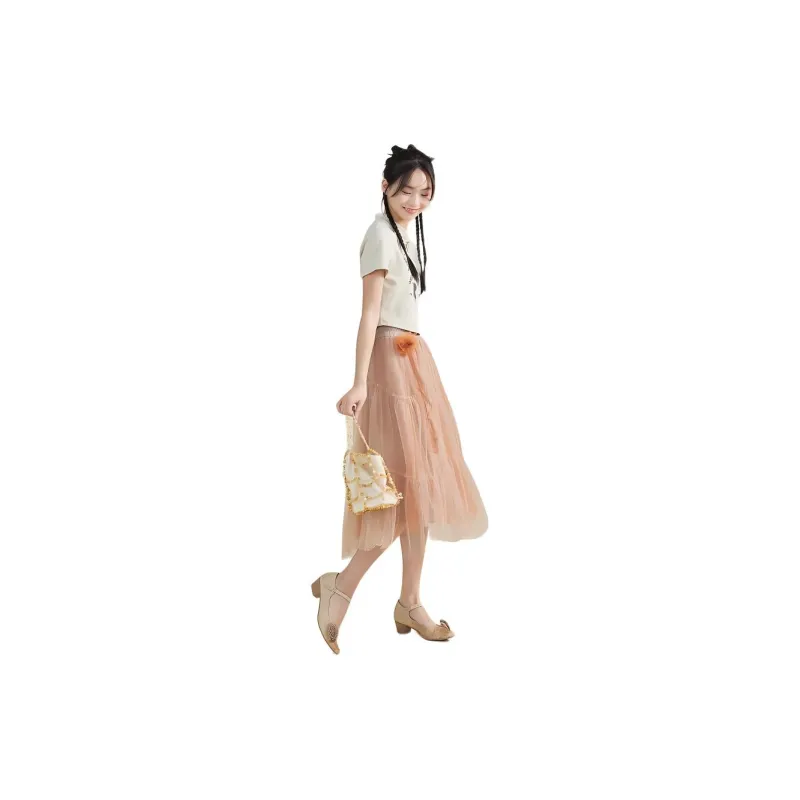 ZIHAN Casual Long Skirt Women's Crimson Glow-2