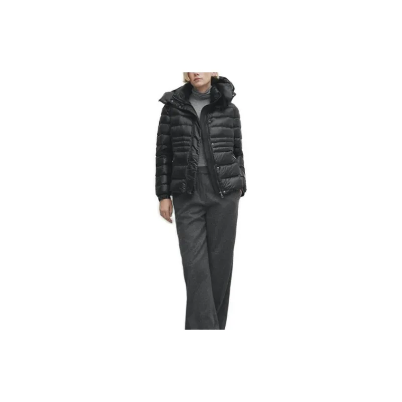 Massimo Dutti Down Jackets Women's Black-4