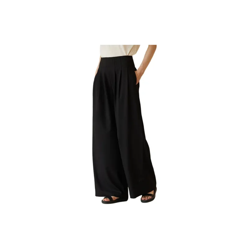 Hacikis Casual Pants Women's Munich Black-2