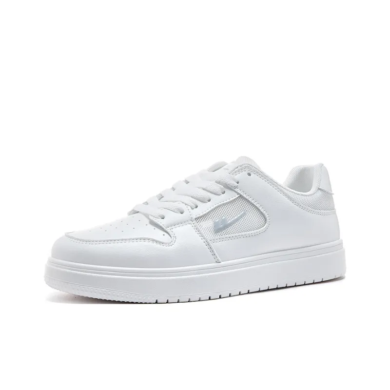 Warrior White Sneakers Air Force 1 Breathable Slip Resistant Low Top Skateboard Shoes Unisex White-1
