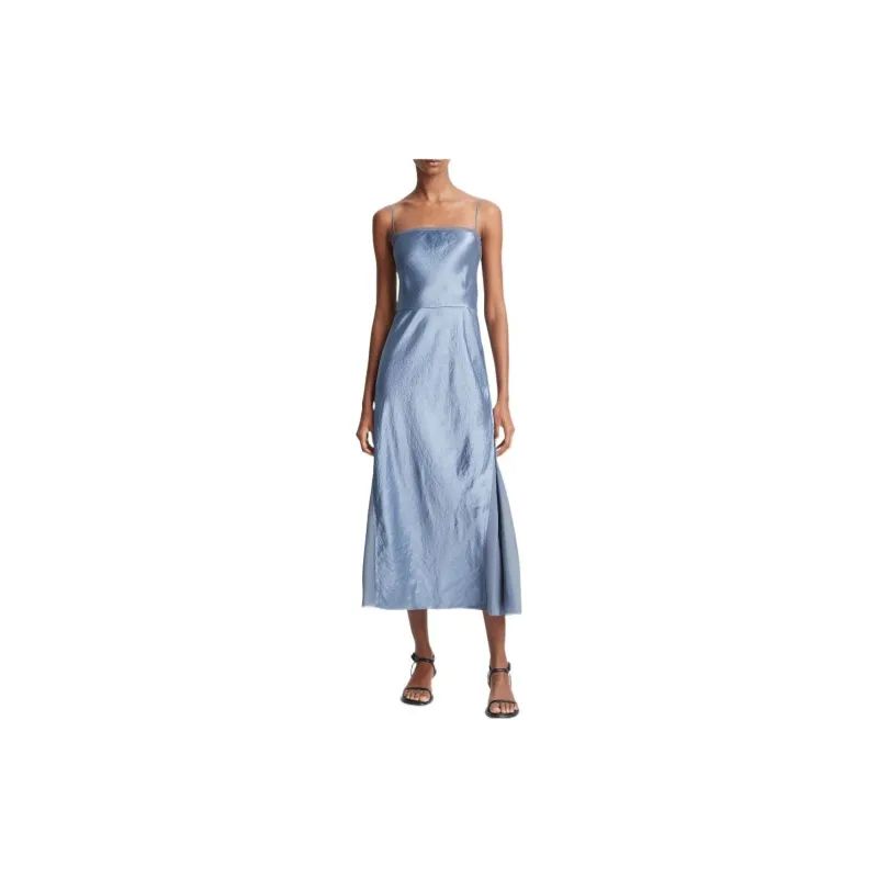 VINCE Sheer Panelled Slip Dress-1