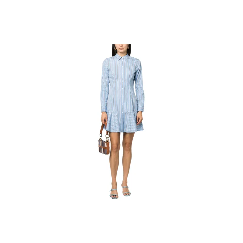 Polo Ralph Lauren Triella Striped Shirt Dress-1