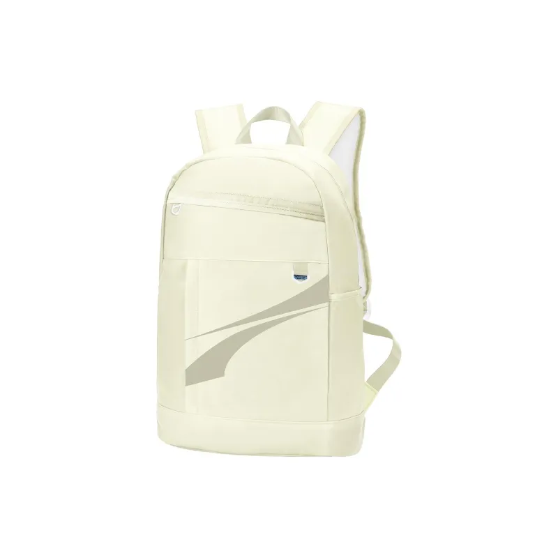 TURN UP Polyester Backpack Laptop Bag Regular Unisex Beige-1