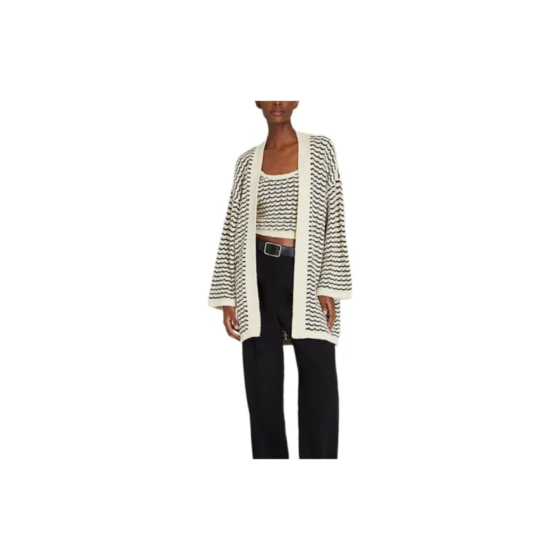 CLUB MONACO Knitwear Women's Black White Stripes-2
