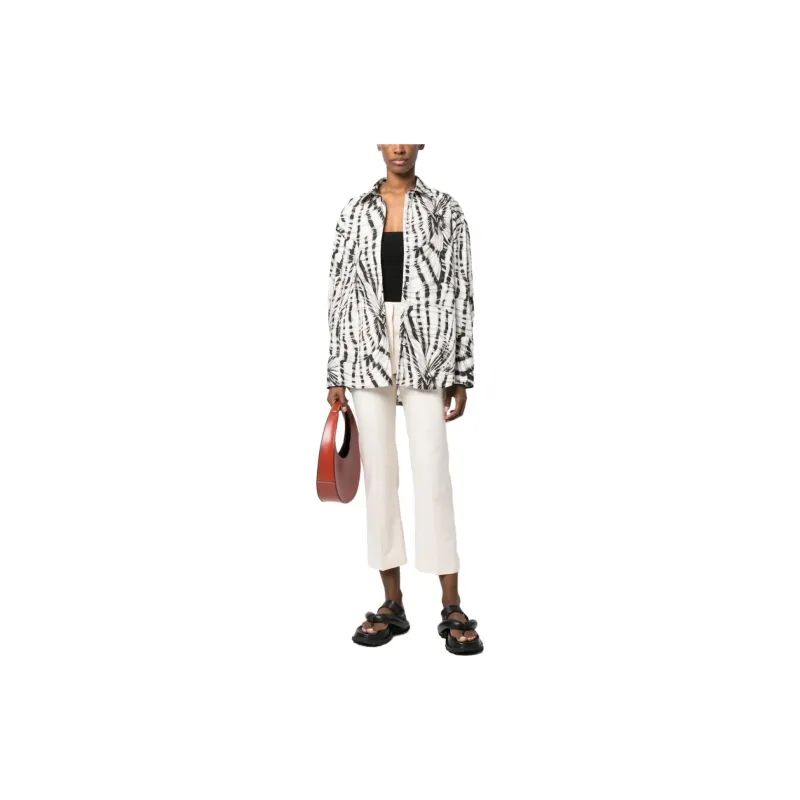 MSGM High Waisted Cropped Trousers-1