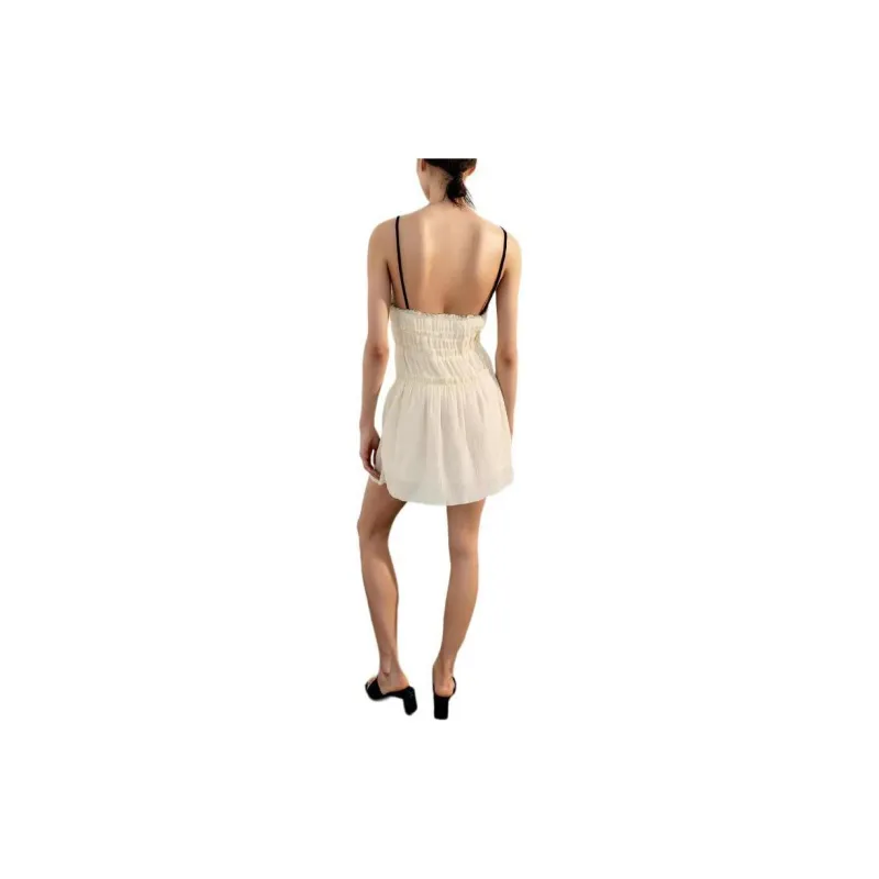 ZARA Slip Dresses Women's White-3
