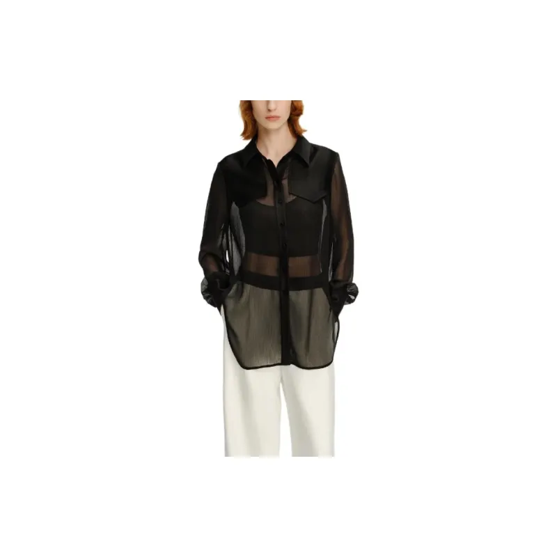 KARL LAGERFELD SS24 Shirt Women's Black-4