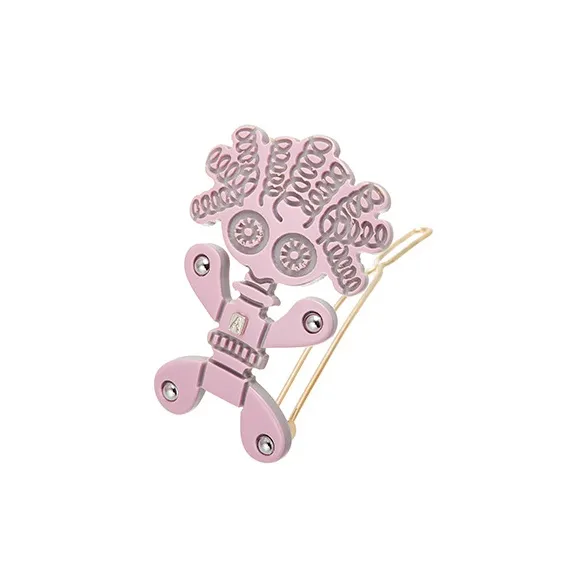 ALEXANDRE DE PARIS Mini Robot Cute Edge Clips Hair Accessory Headpiece Women's-1
