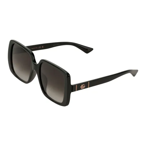 GUCCI Classic Fashion Square Sunglasses Black