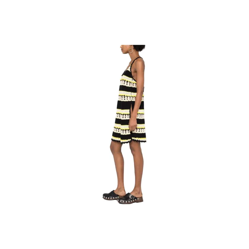 GANNI Crochet Slip Dress-2